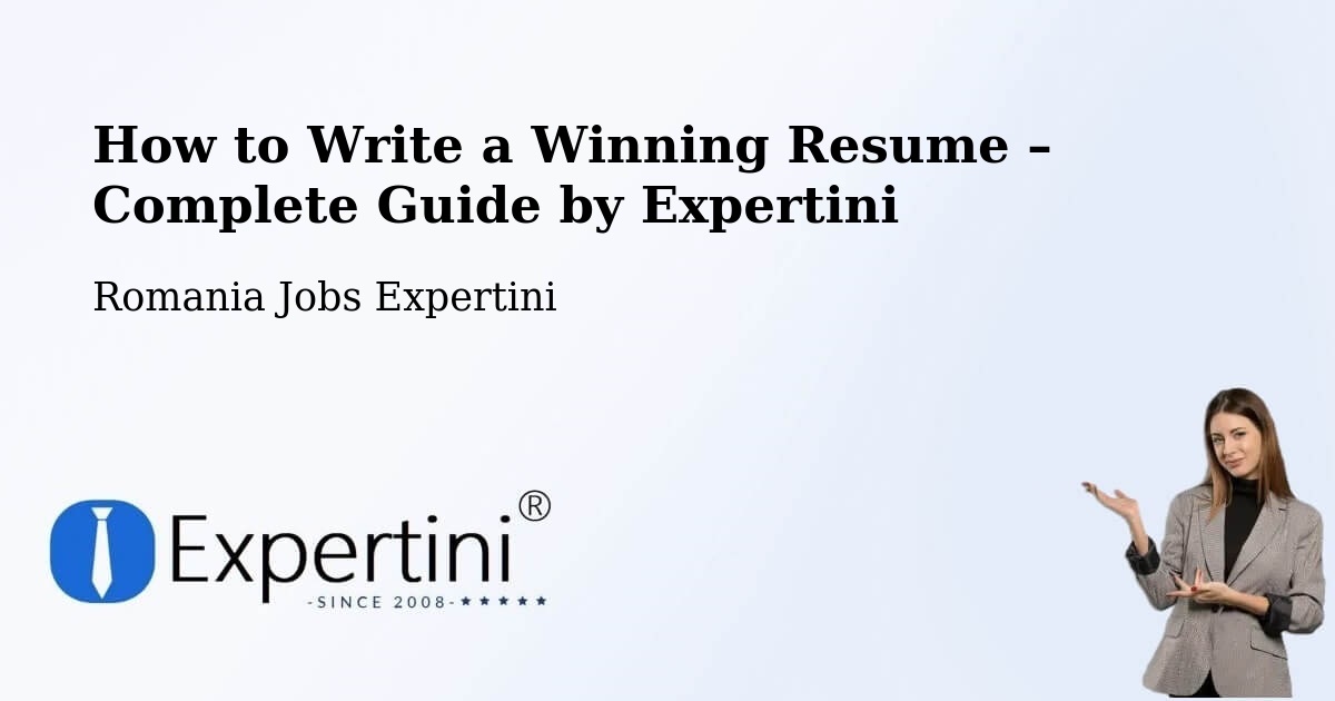 Resume Writing Guide for Job Seekers – Comuna Bogheşti - Comuna Bogheşti, Romania Jobs Expertini